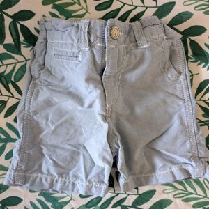 Light Blue-Gray Baby Shorts